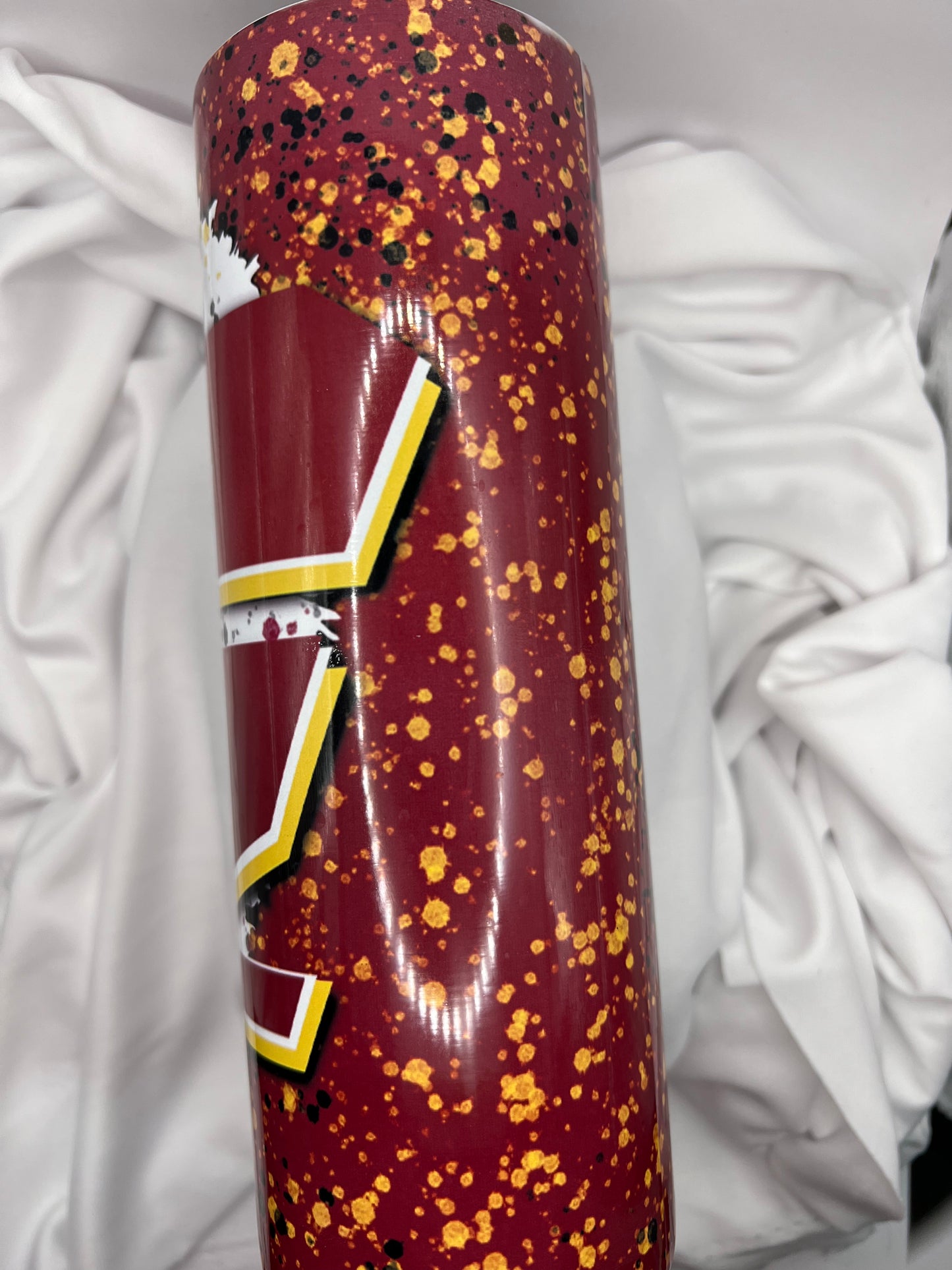 CMU Paint Splatter Tumbler