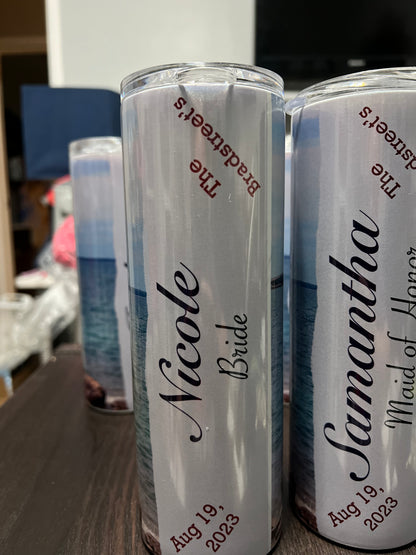 Bridal Party Customized Tumblers