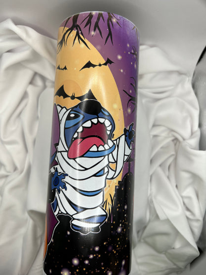 Stitch in Costume Glow in the Dark Tumbler