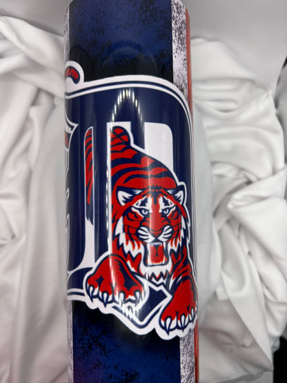 Detroit Tigers Grunge Tumbler